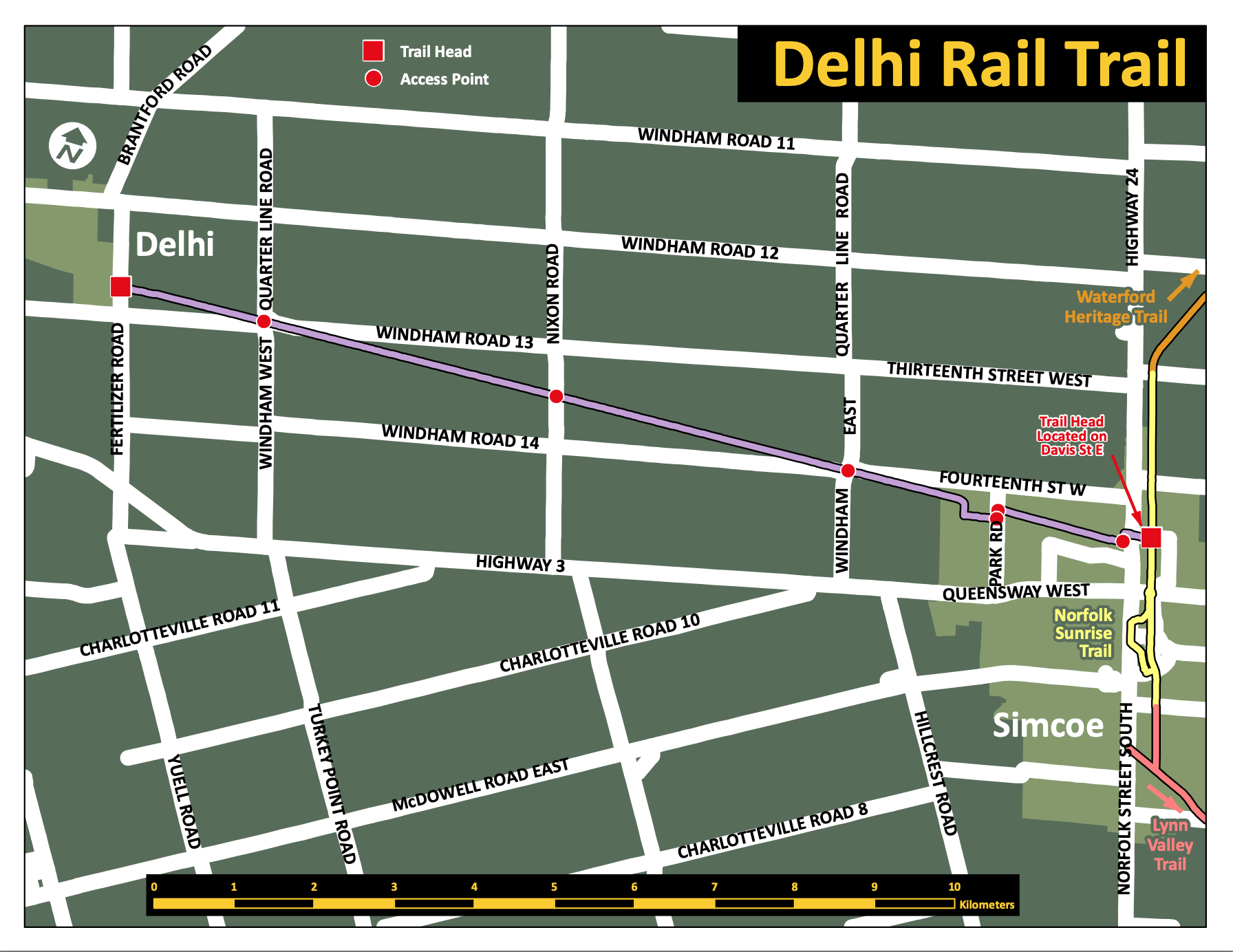 Delhi Rail Trail