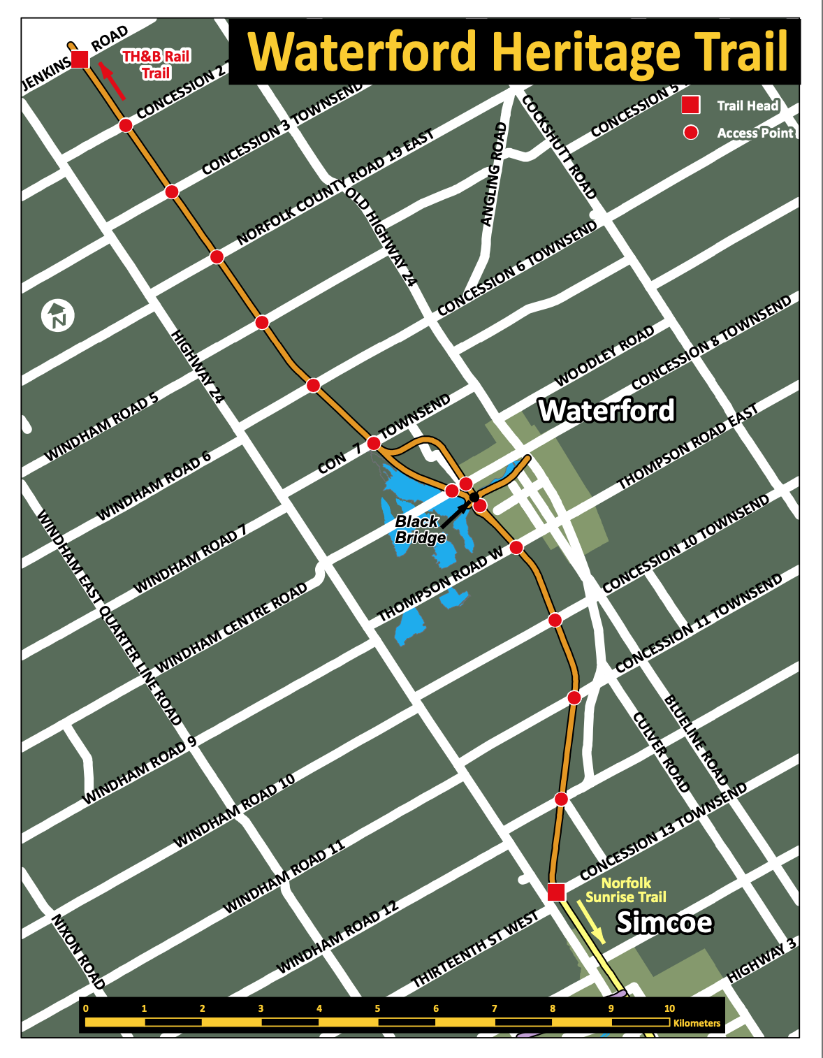 Waterford Heritage Trail Map